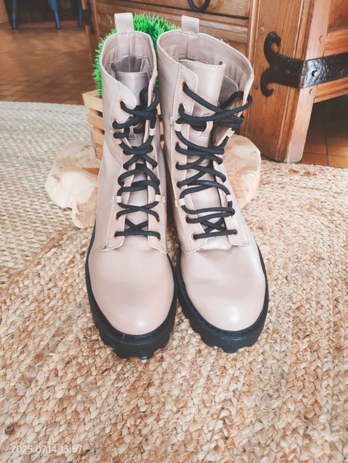 Bottes à lacets electra justfab - photo numéro 3