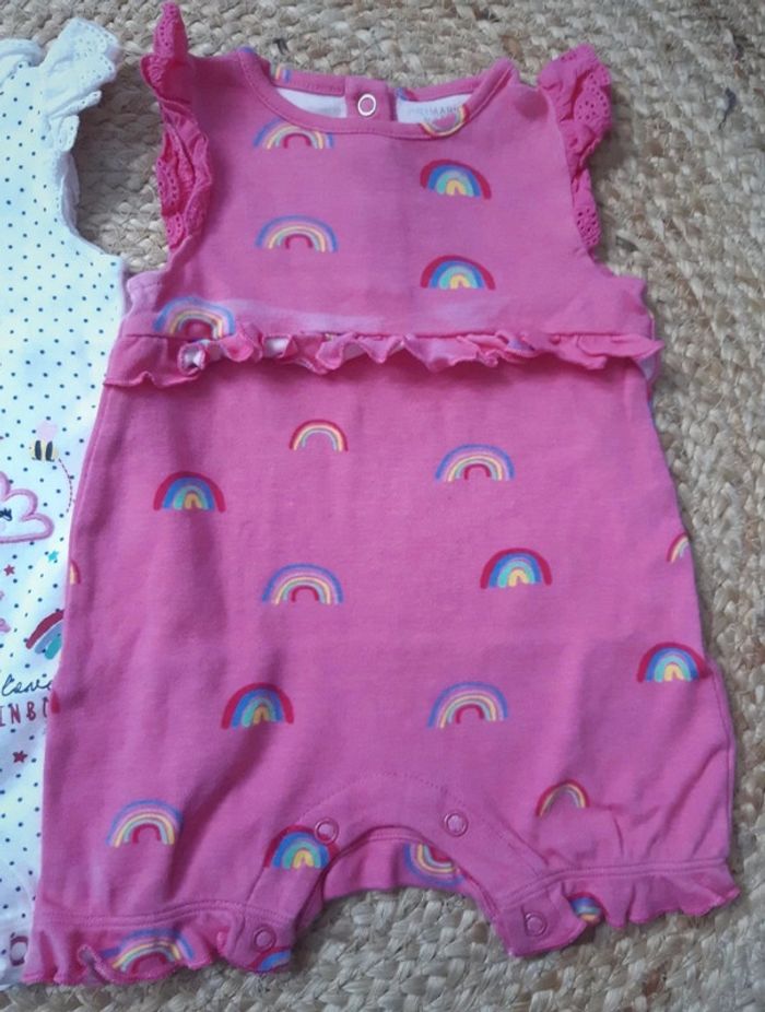 Lot de 2 barboteuses Primark 68 cm - photo numéro 2