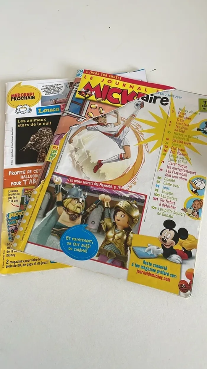Lot de 15 magazines “Le Journal de Mickey” + 2 offerts + 1 “I Love English Kids” - photo numéro 5