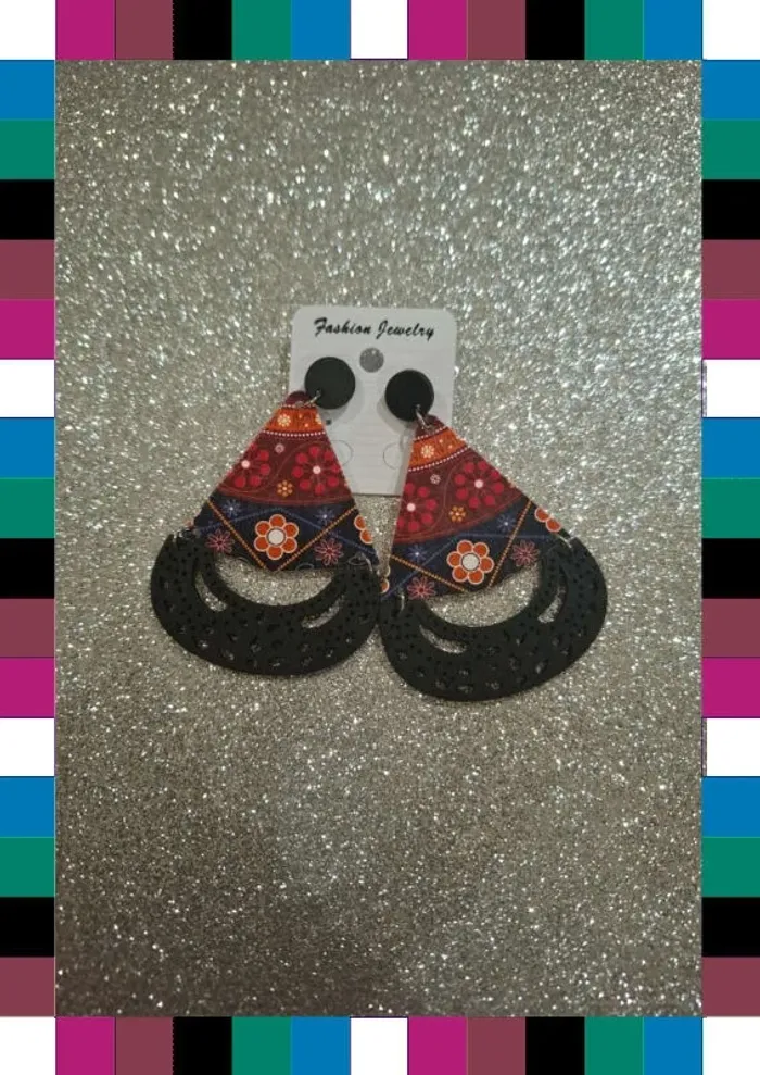 Boucles d'oreilles en bois