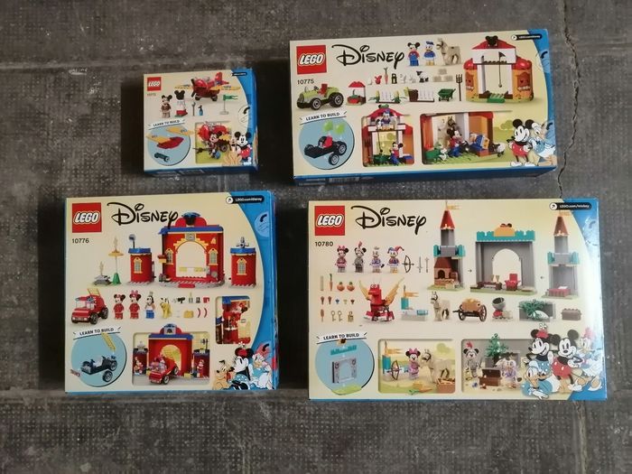 Lot de 4 boîtes Lego Disney 10772 + 10775 + 10776 + 10780 [NEUF] - photo numéro 2