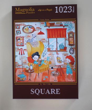 Puzzle carré 1023 pièces "Funny Room" par Alice Celia, Magnolia