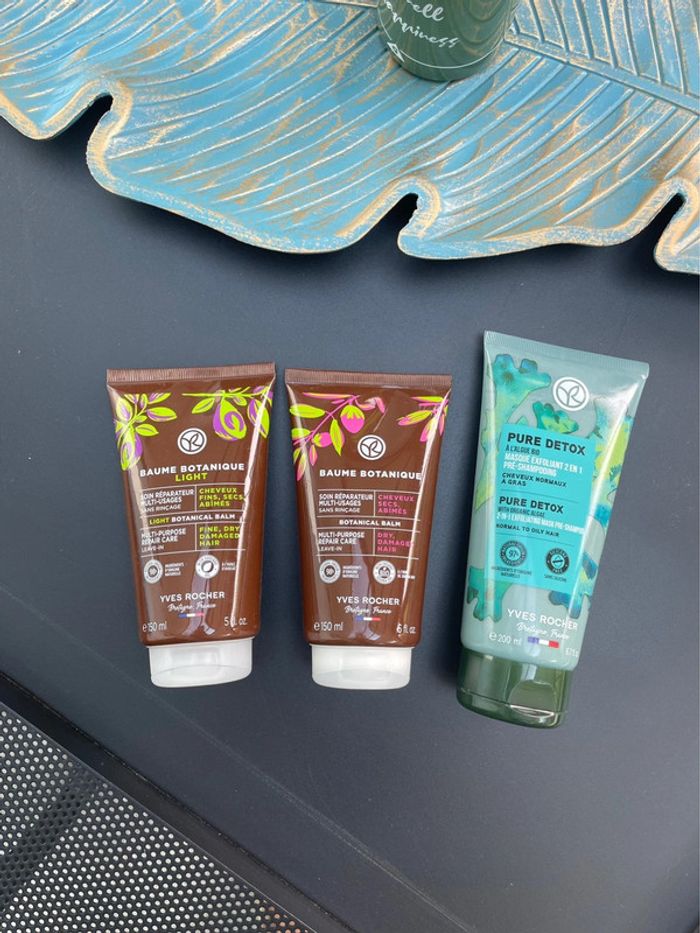Lot soin capillaire Yves rocher neufs