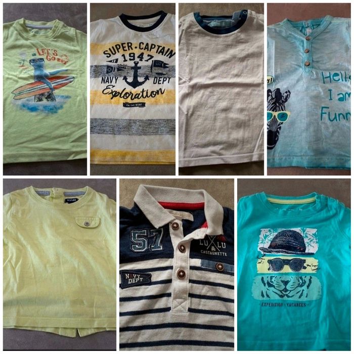Lot de 7 tee shirt 6 mois