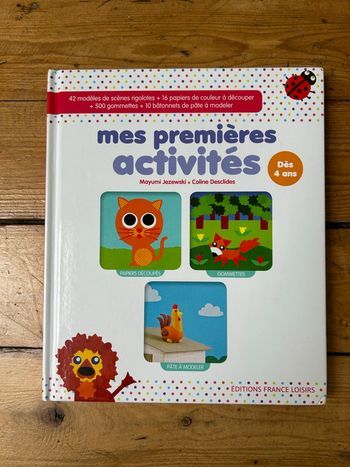 Livres pour activités dès 4 ans France Loisirs 