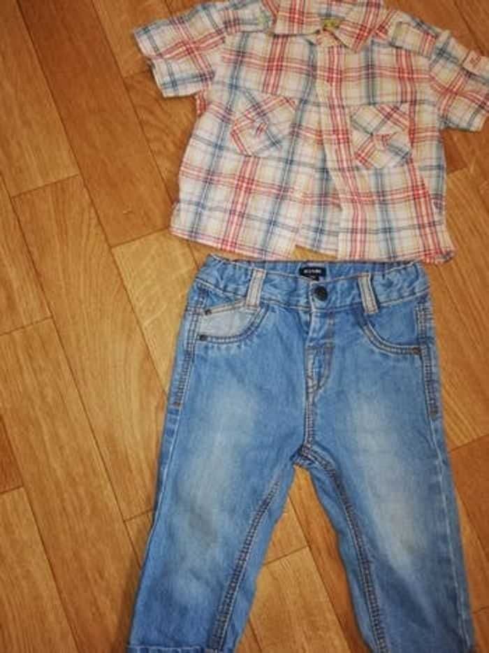 Jeans chemise 12 mois