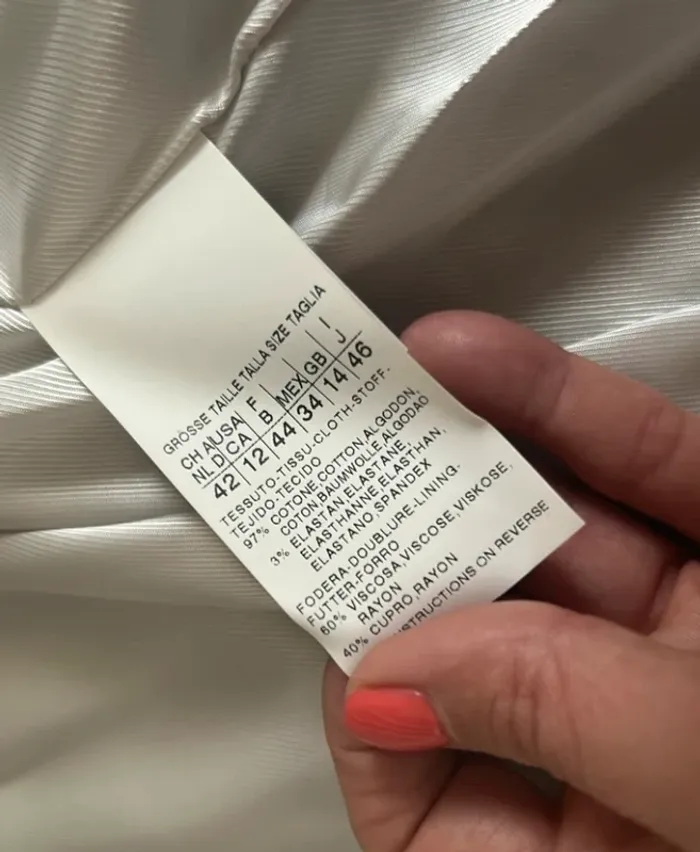 MaxMara, veste blazer gris femme, taille 44 - photo numéro 6
