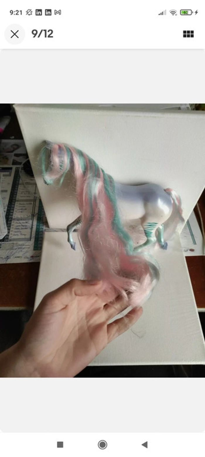 Horse kenner fashion star fillies anya  rare #geektradefashionstarfillies - photo numéro 9