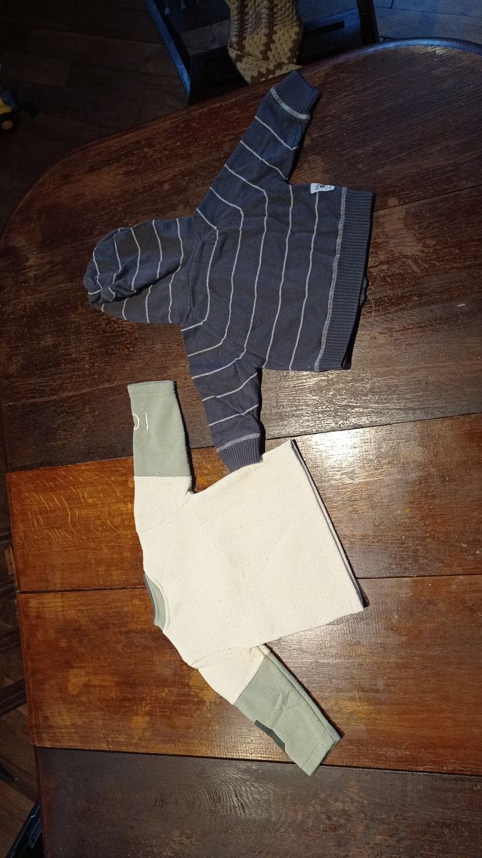 Lot sweat et veste garçon 1 an
