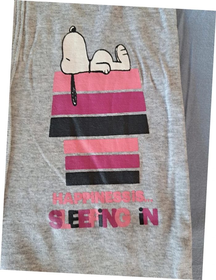 Pyjamas léger avec pied Peanuts Snoopy - photo numéro 2