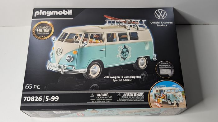 [Playmobil] Set Volskwagen T1 camping bus spécial éditon