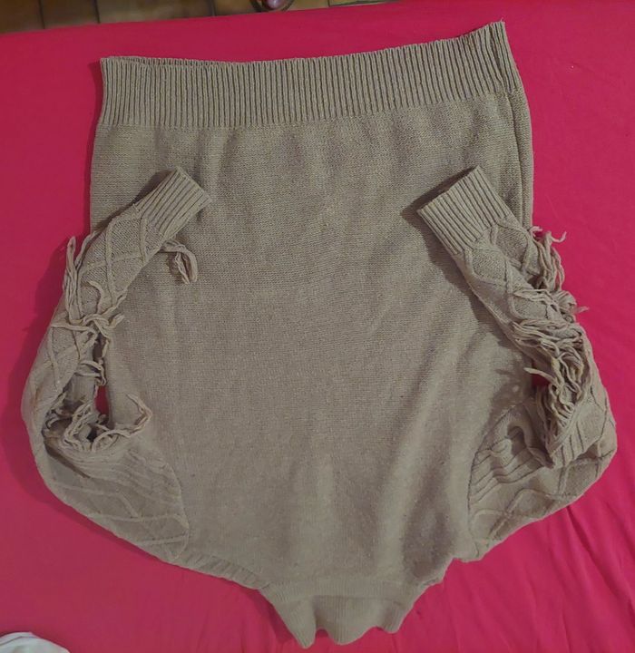 Pull manche longue avec franges - photo numéro 3