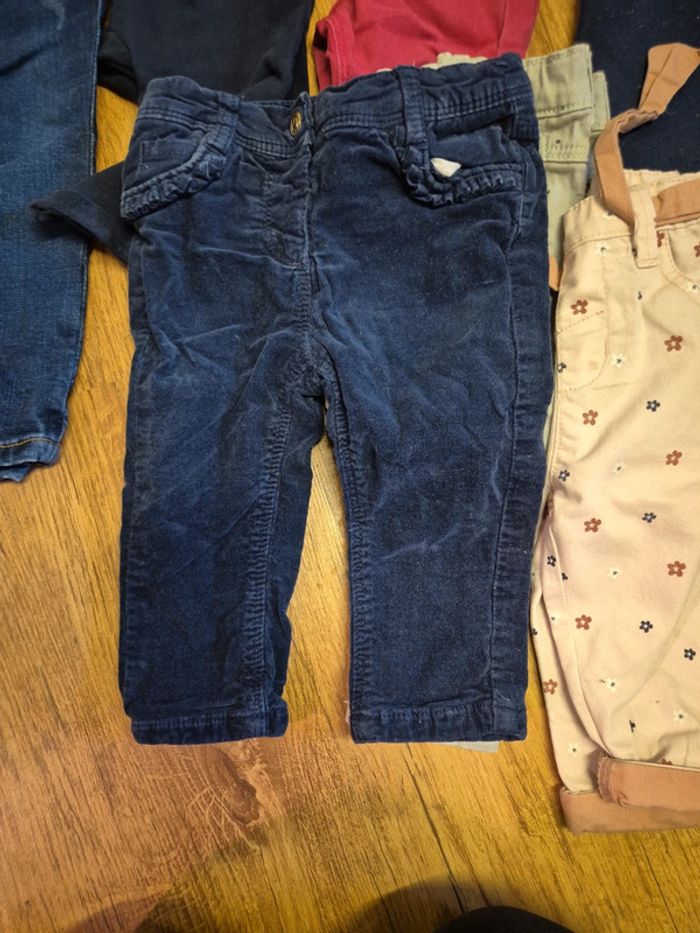 Lot pantalon 9 mois fille - photo numéro 4
