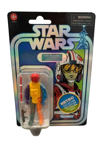 Figurine Star Wars Rétro Luke Skywalker (Snowspeeder) Prototype édition Kenner Hasbro neuf
