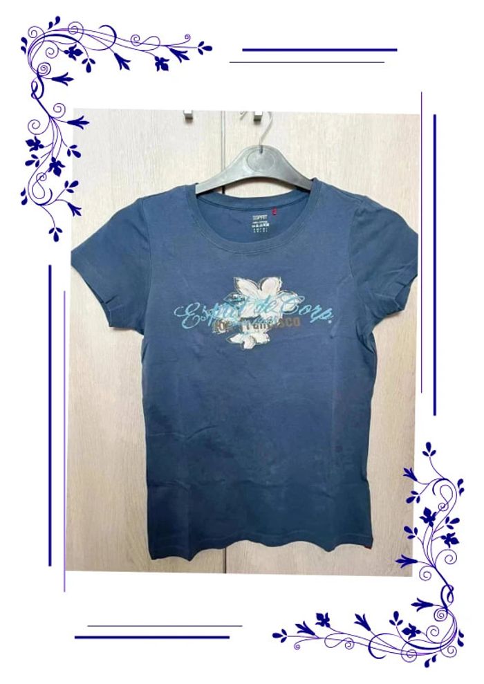 T shirt esprit bleu L