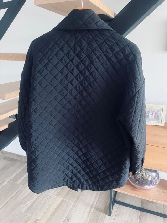 Veste matelassé oversize noir Zara XS - photo numéro 3