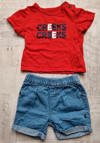 Ensemble été 6 mois garçon