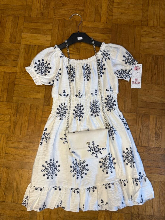 Robe blanche pour filles - photo numéro 3