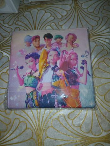 20 serviette anniversaire kpop demon Hunter 
