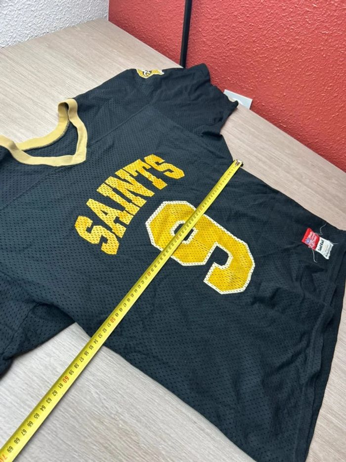 Maillot NFL Vintage New Orleans Saints #9 - Sand-Knit Youth XL - photo numéro 7