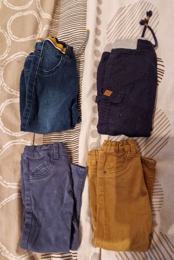 Lot de 4 pantalons garçon 24 mois