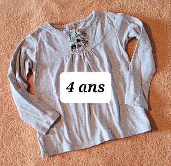 Blouse longues manches filles