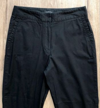 Pantalon cigarette 7/8 Caroll taille 36 noir 