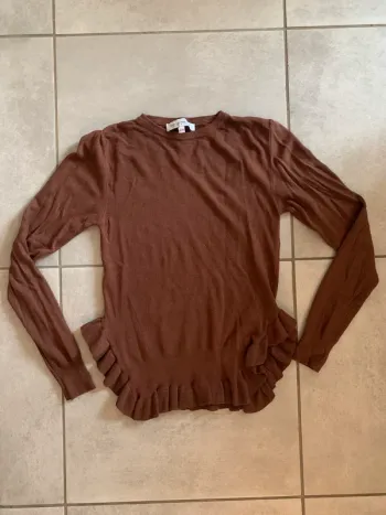 Pull original marron Rinascimento taille S