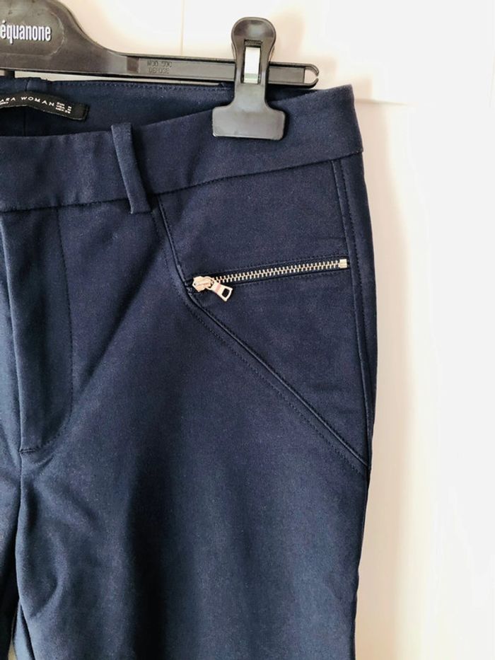 Pantalon Zara marine taille 38 🍂 - photo numéro 3