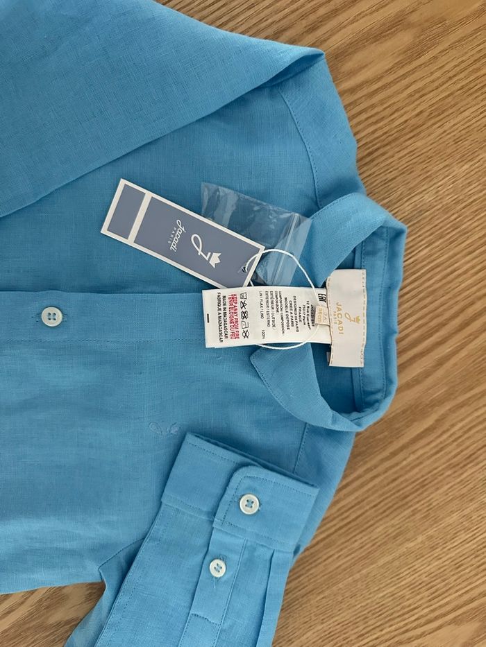 Belle chemise bleu Jacadi Paris taille 3 ans - photo numéro 3