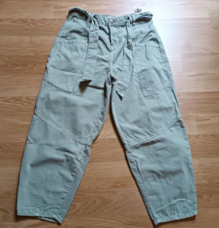 Pantalon vert Promod 40