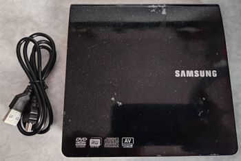 Lecteur Graveur DVD DL Samsung 24x SE-208DB/TSBS Externe Slim + câble USB