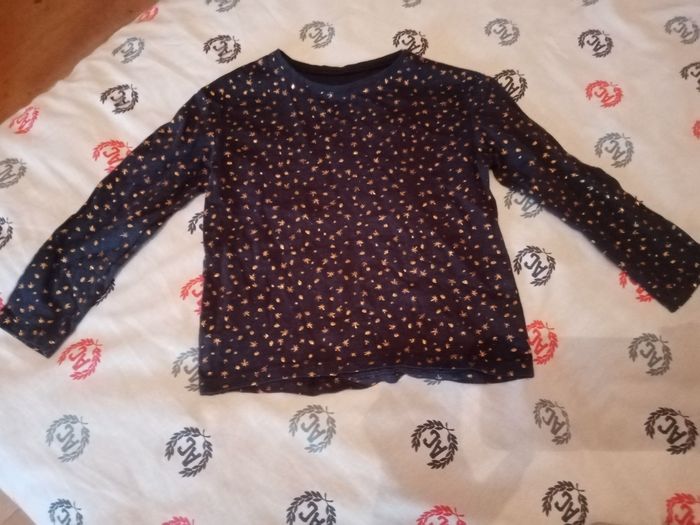 Tee-shirt manche longue fin taille 4ans - photo numéro 3