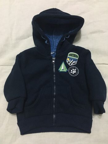 Gilet polaire à capuche