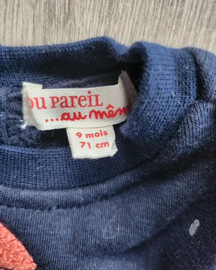 Pull sweat garçon 9 mois - photo numéro 3