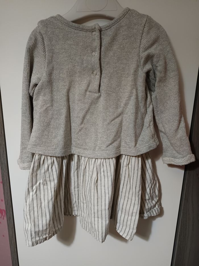 Robe licorne bi matière 12 mois - photo numéro 3