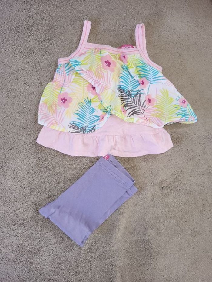 Ensemble fille été 9 mois Pik Ouic