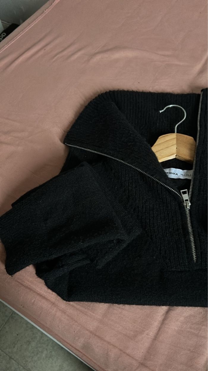 Pull en laine noire - photo numéro 5