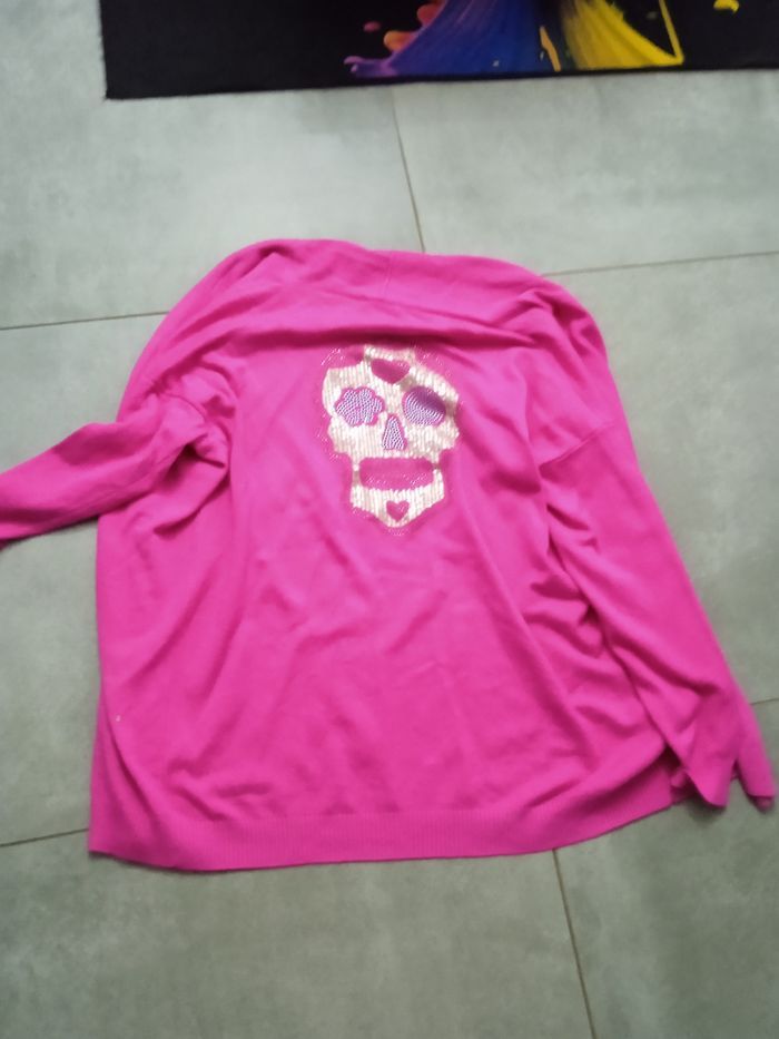 Gilet mi long skull neu - photo numéro 3
