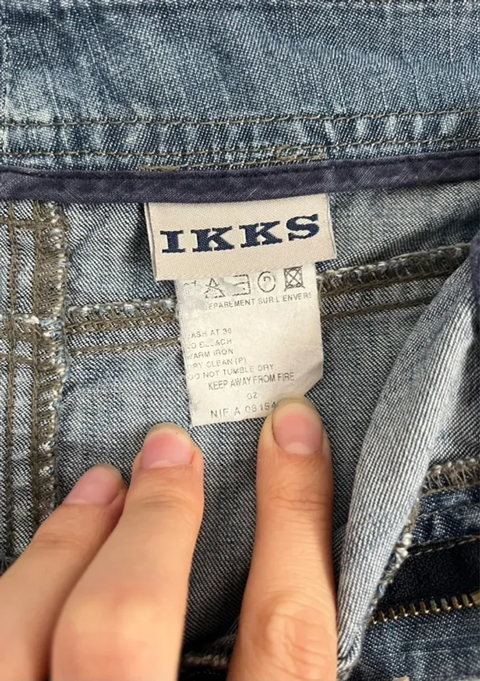 Mini jupe en jean taille basse IKKS - photo numéro 4