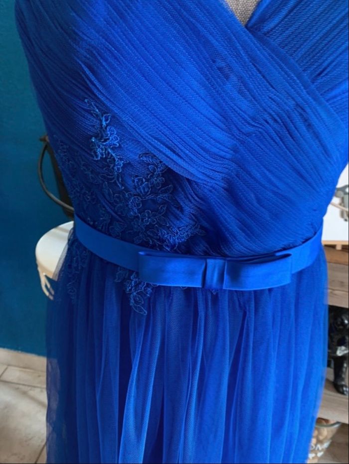 💙 Robe de soirée / cérémonie Point Mariage – Modèle “Aika” – Taille 44 - photo numéro 4