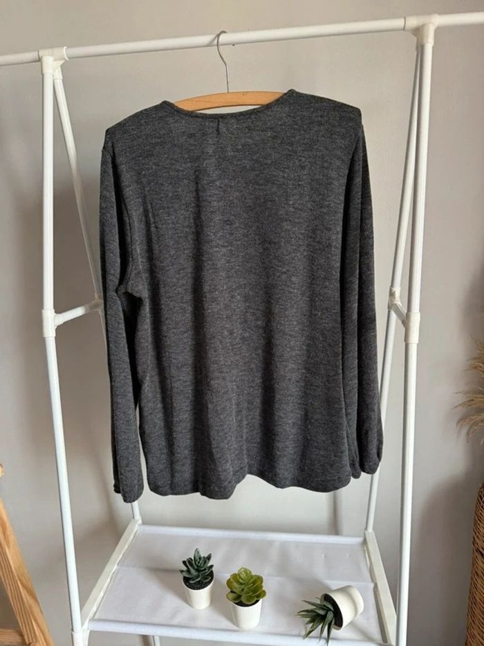 Pulls en coton avec ceinture en simili cuir - photo numéro 2