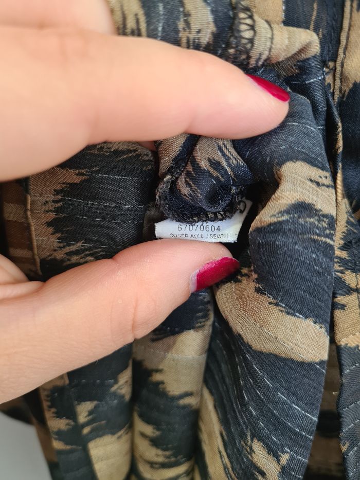 Chemisier blouse mango taille S - motif léopard - photo numéro 8