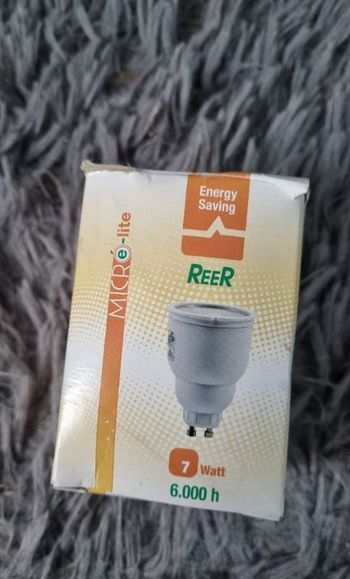 Ampoule Micré-lite économie d'énergie 7 watt