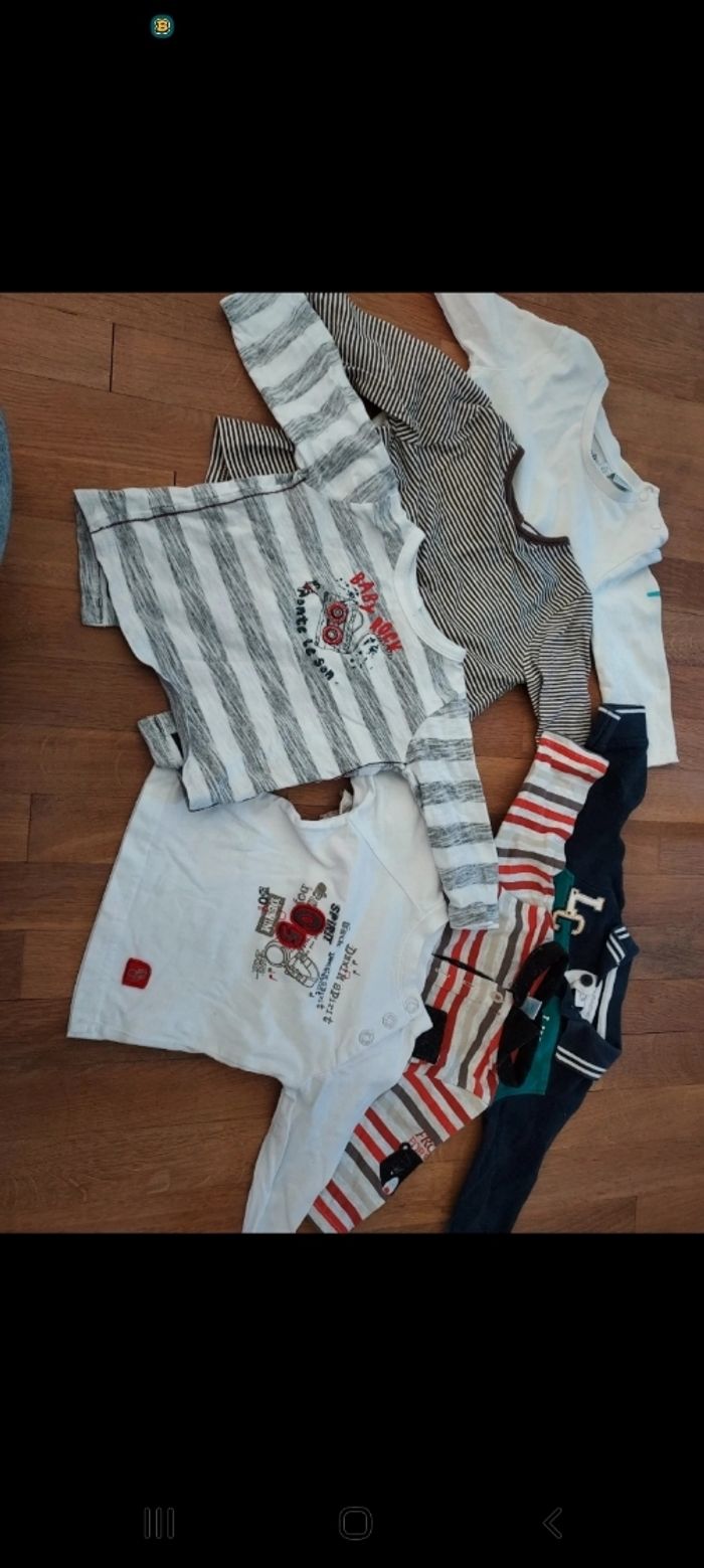 Lot de tee shirt 1 à 3 mois - photo numéro 3