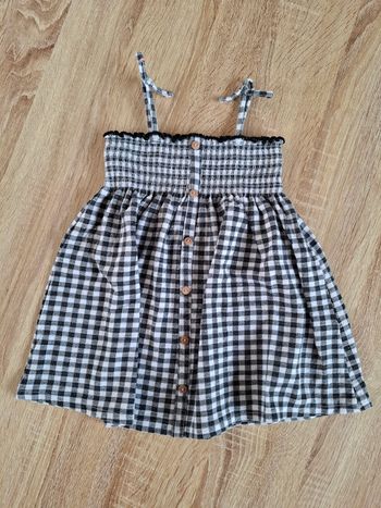 Robe vichy Zara 18/24 mois