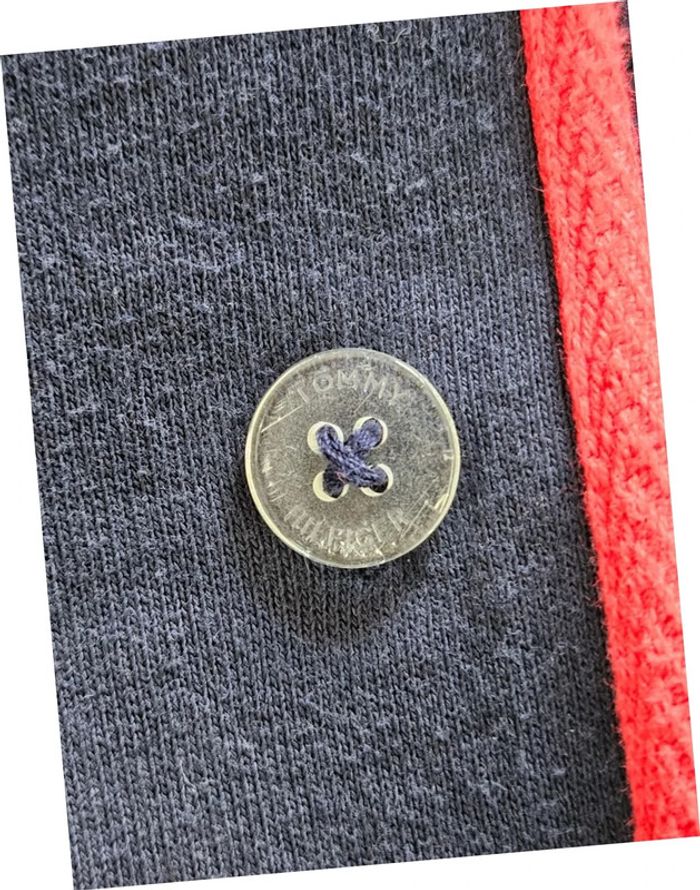 Veste mi-saison Tommy Hilfiger bleu marine taille L - photo numéro 7