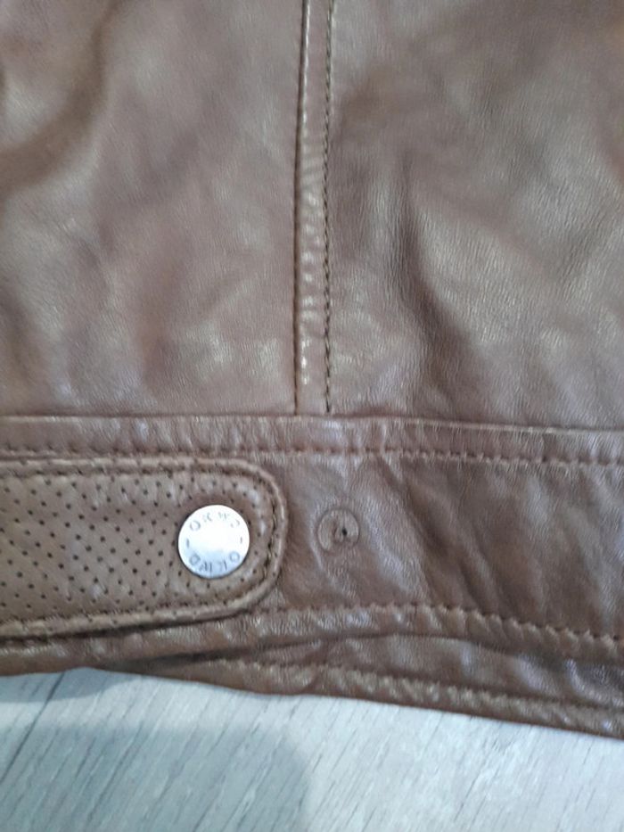 Veste en cuir marron - photo numéro 11
