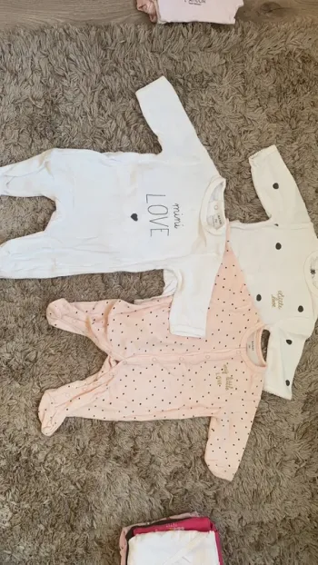 Lot 3 pyjamas hiver fille