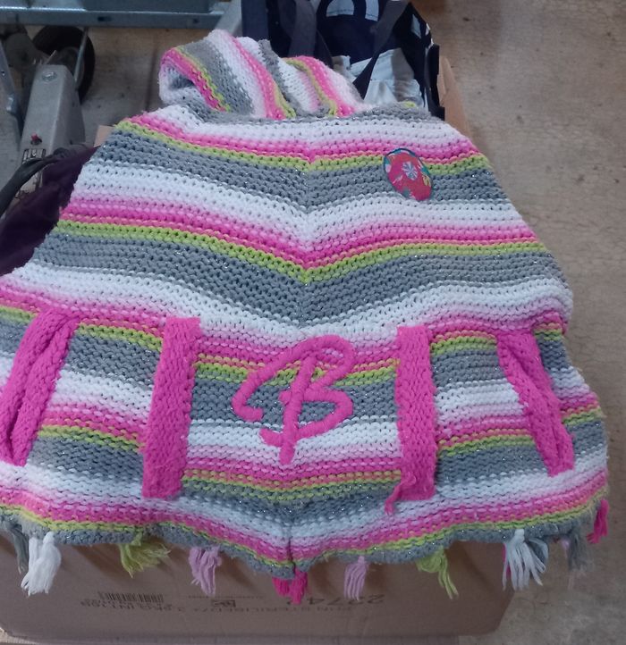 Poncho barbie 6 ans